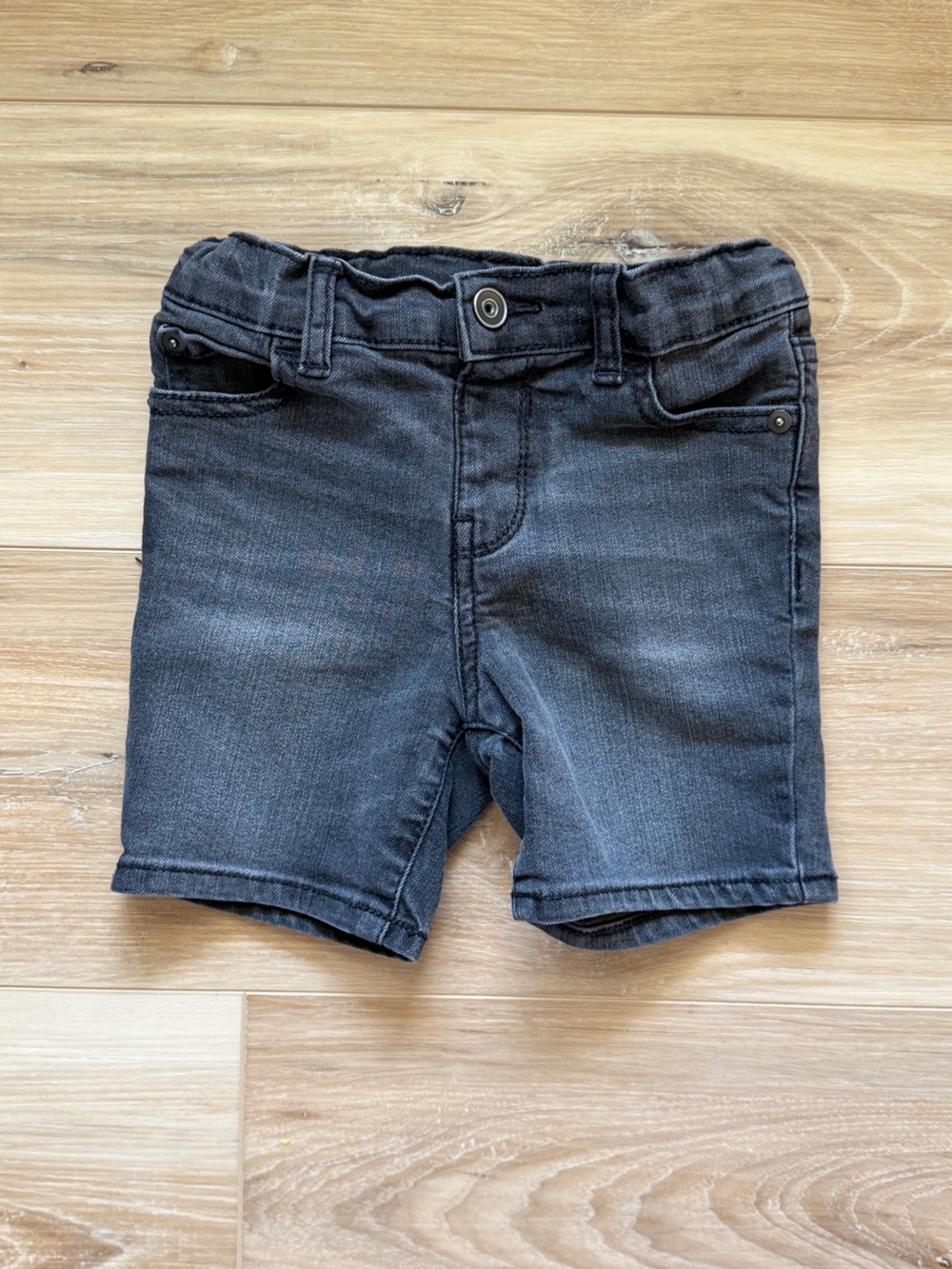 The Children's Place Charcoal Gray Denim Shorts
